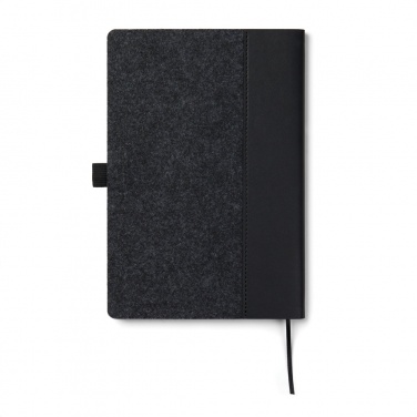 Logotrade advertising products photo of: VINGA Albon GRS recycled felt notebook