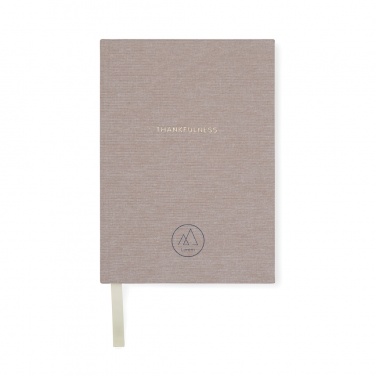 Logo trade promotional gifts picture of: VINGA Thankfulness GRS recycled paper journal