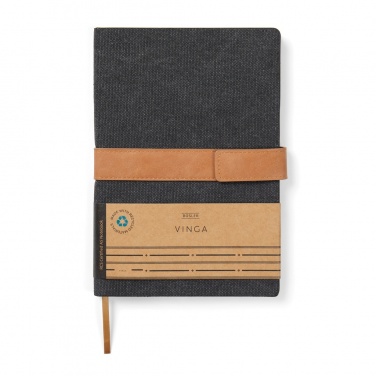 Logotrade promotional item picture of: VINGA Bosler RCS recycled paper notebook