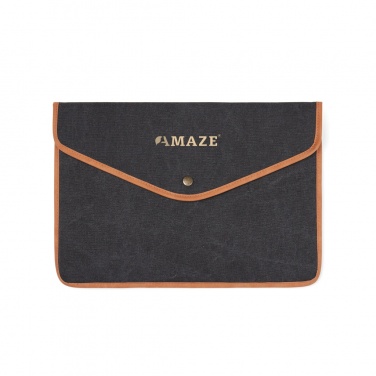 Logotrade promotional giveaway image of: VINGA Bosler GRS recycled canvas 16" laptop sleeve