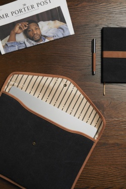 Logo trade promotional merchandise image of: VINGA Bosler GRS recycled canvas 16" laptop sleeve