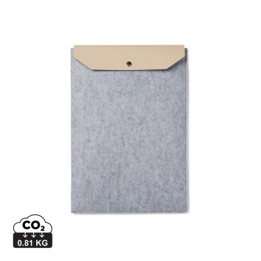 Logo trade promotional products picture of: VINGA Albon GRS recycled felt 15" laptop sleeve