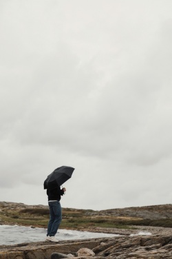 Logo trade advertising products image of: VINGA Baltimore AWARE™ RPET 21" umbrella