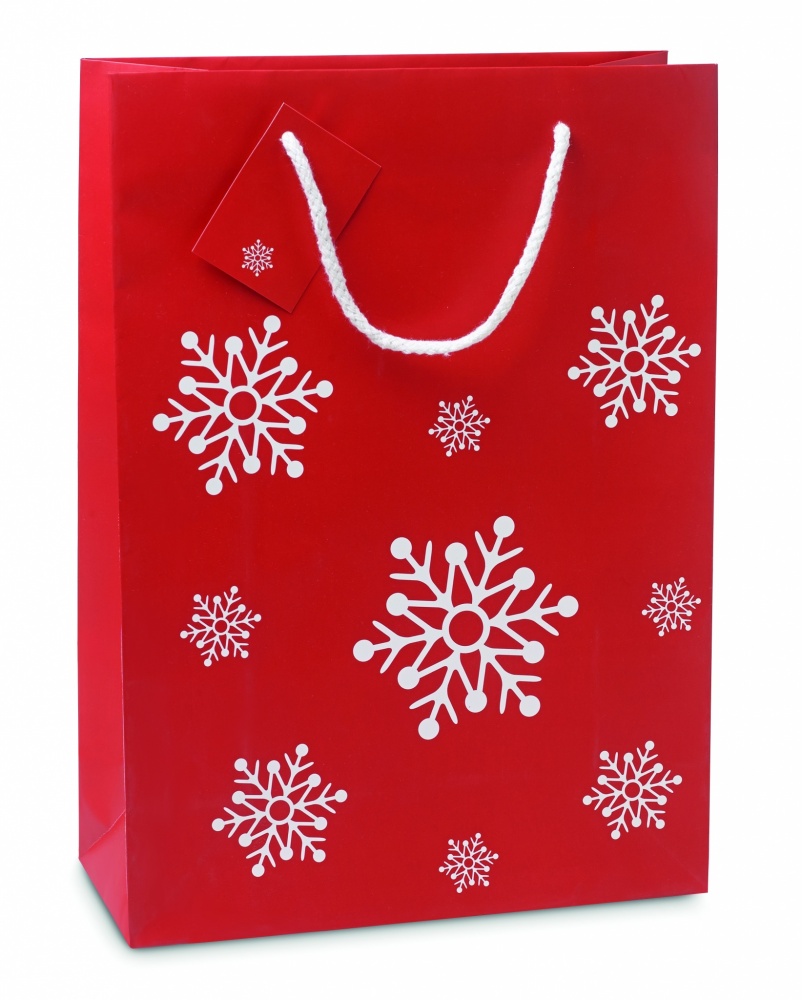 Logo trade promotional giveaways image of: Gift paper bag large