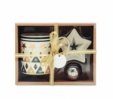 Logotrade promotional giveaway image of: Mug mini plate filter in box