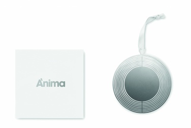 Logo trade promotional giveaways image of: Circle decoration with ribbon