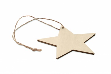 Logotrade corporate gifts photo of: Wooden star shaped hanger