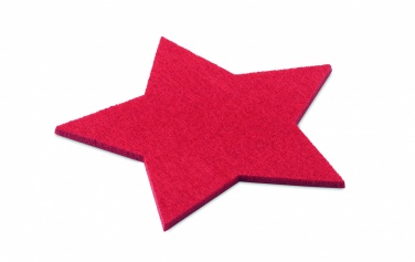 Logotrade promotional item image of: RPET 4 felt coaster set