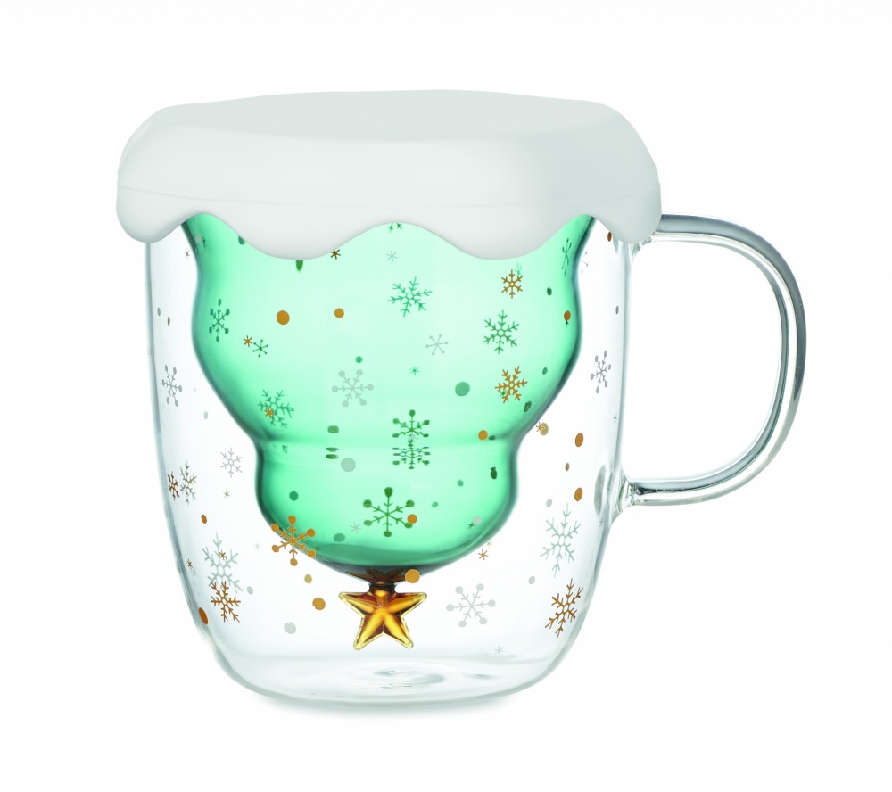 Logo trade promotional items picture of: Double wall borosilicate mug