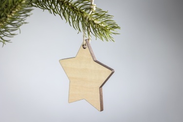 Logotrade promotional merchandise photo of: Christmas ornament star