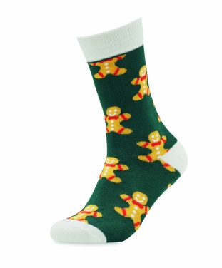 Logo trade corporate gifts image of: Pair of Christmas socks L