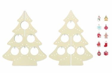 Logotrade business gift image of: Wooden Xmas tree decoration