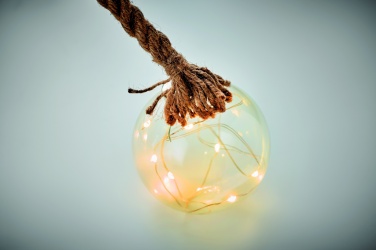 Logo trade promotional merchandise picture of: Glass bauble LED light