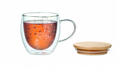 Logo trade promotional giveaway photo of: Double wall borosilicate mug