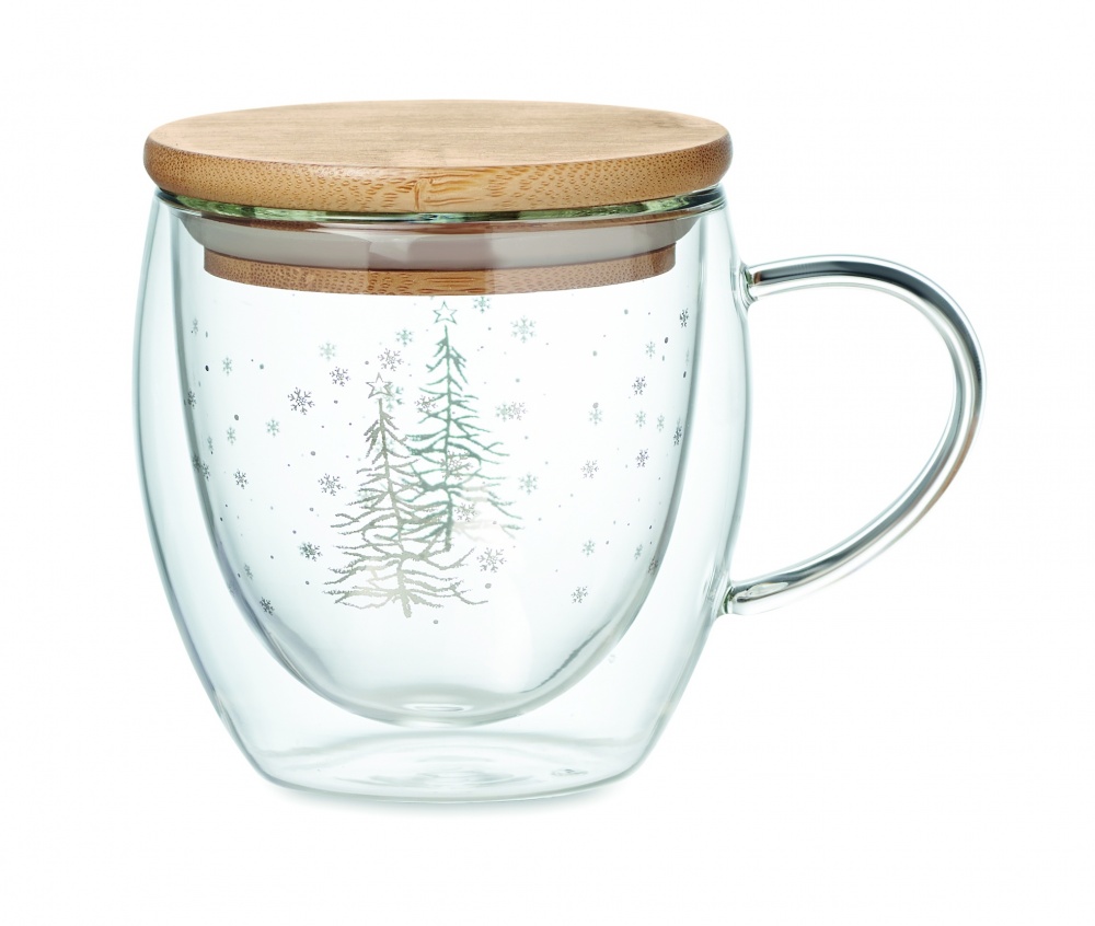 Logotrade promotional item image of: Double wall borosilicate mug