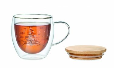 Logo trade business gift photo of: Double wall borosilicate mug