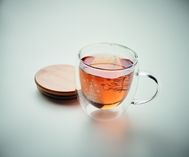 Logotrade promotional product picture of: Double wall borosilicate mug