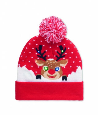 Logotrade promotional items photo of: Christmas knitted beanie LED