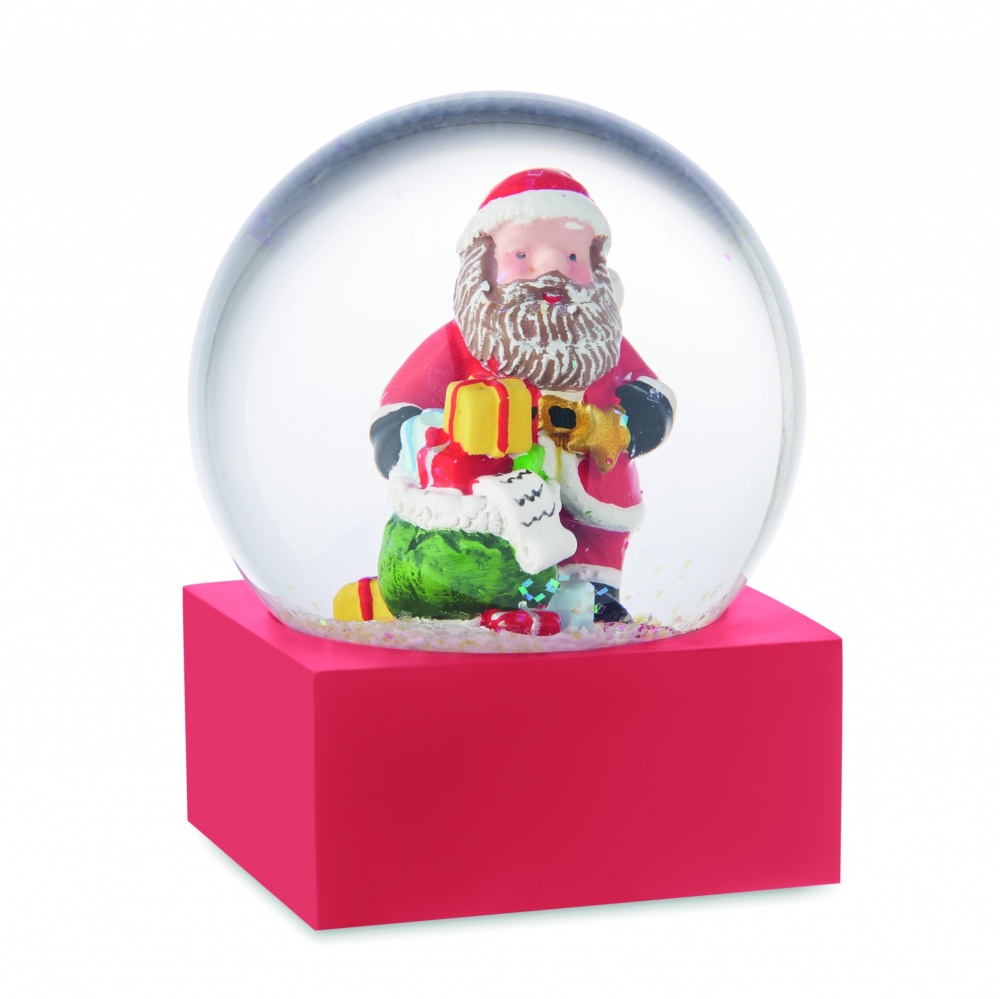 Logo trade promotional giveaways picture of: Snow ball glass ornament