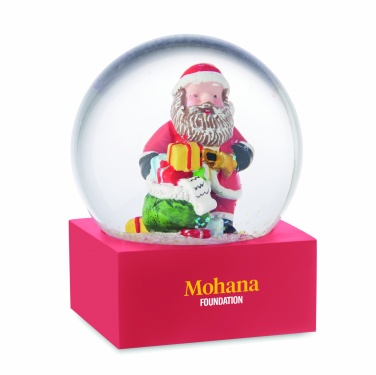 Logo trade promotional items image of: Snow ball glass ornament