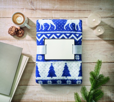 Logotrade business gifts photo of: RPET fleece blanket 190 gr/m²