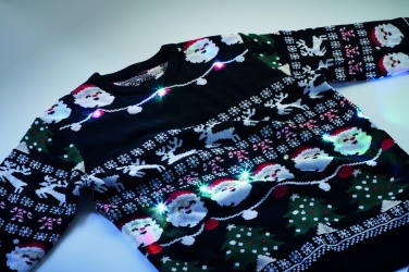 Logo trade promotional giveaways picture of: Christmas LED sweater S/M