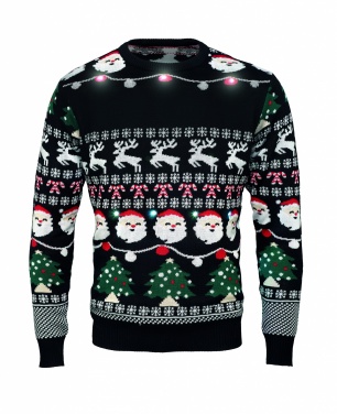 Logo trade promotional merchandise photo of: Christmas LED sweater L/XL
