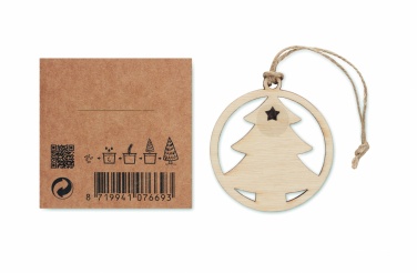 Logotrade promotional items photo of: Wooden tree shape hanger