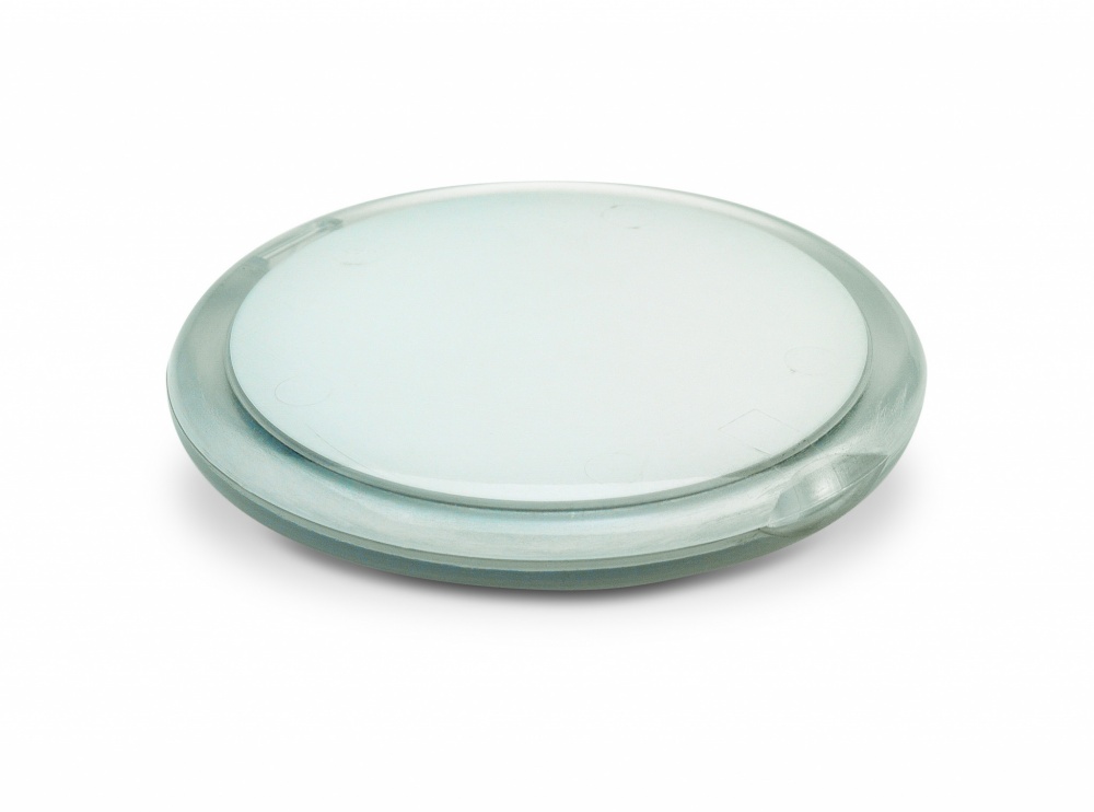 Logo trade promotional merchandise image of: Rounded double compact mirror