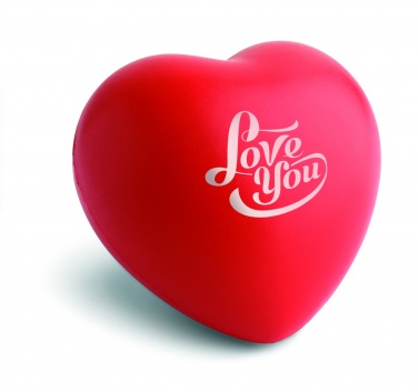 Logotrade promotional merchandise photo of: Anti-stress heart PU material