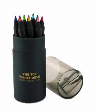 Logotrade promotional product image of: Black colouring pencils