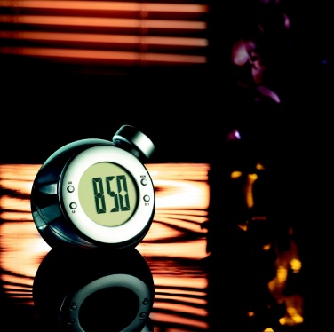 Logo trade advertising product photo of: Water powered LCD desk clock