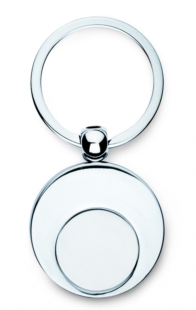 Logotrade corporate gifts photo of: Metal key ring with token Tampere