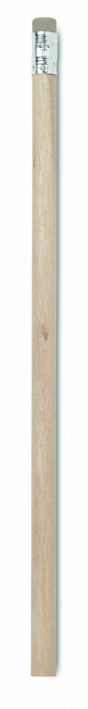 Logo trade promotional giveaway photo of: Pencil with eraser