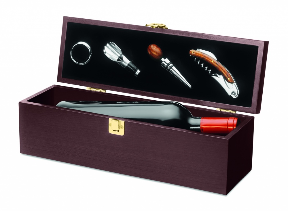 Logo trade promotional products picture of: Wine set in wine box