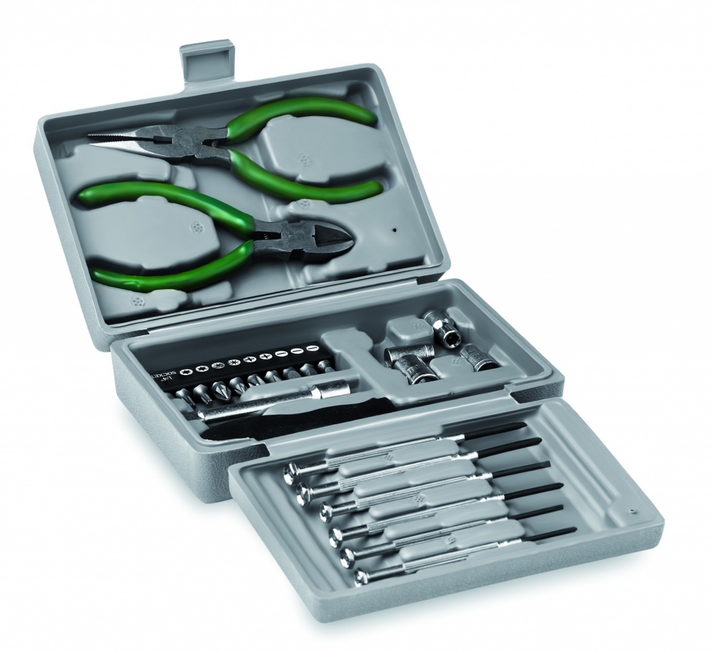 Logotrade promotional product image of: Foldable 25 piece tool set