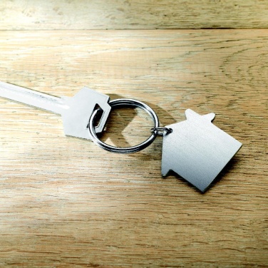 Logo trade advertising product photo of: Metal key holder house Lahti