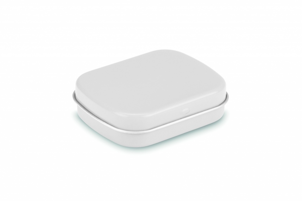 Logotrade promotional item image of: Easy tin silver w/mints