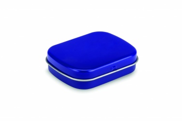 Logo trade advertising products image of: Easy tin silver w/mints