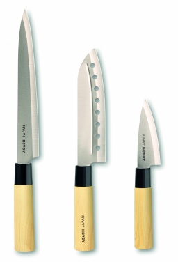 Logo trade advertising products image of: Japanese style knife set