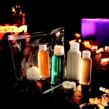 Logo trade promotional giveaways picture of: Travelling pouch with bottles