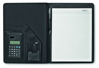 Logo trade promotional merchandise picture of: A4 conference folder calculator