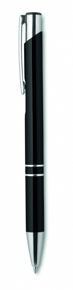 Logo trade promotional products image of: Push button pen with black ink