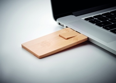 Logotrade advertising product image of: 16GB bamboo casing USB