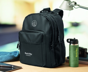 Logotrade promotional giveaway picture of: 300D RPET laptop backpack