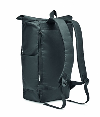Logotrade promotional giveaways photo of: 300D RPET rolltop backpack