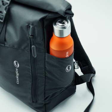 Logotrade advertising product image of: 300D RPET rolltop backpack