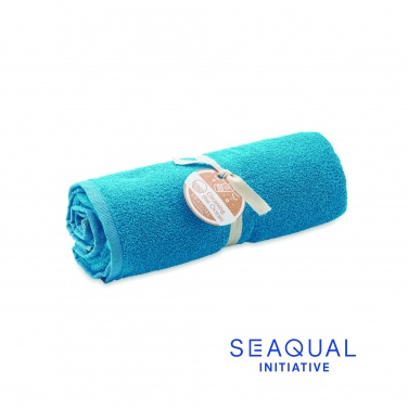 Logo trade promotional gift photo of: SEAQUAL® towel 70x140cm