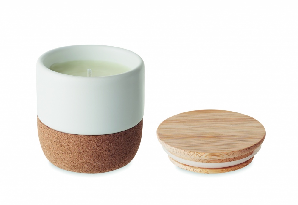 Logotrade promotional item image of: Plant based wax candle 80 gr