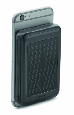 Logo trade promotional giveaways image of: Solar power bank 5000 mAh